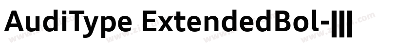 AudiType ExtendedBol字体转换